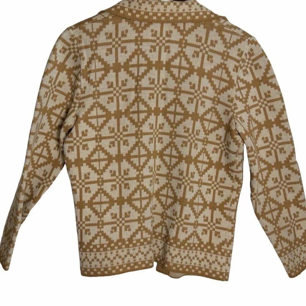 Vintage 100% Virgin Wool Catalina Masterpiece Cardigan Sweater Womens S/M  38